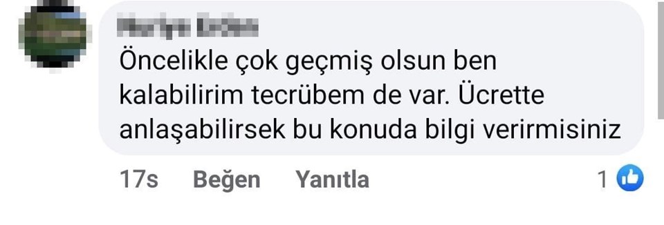 Covid-19 hastası için refakatçi ilanı - 2