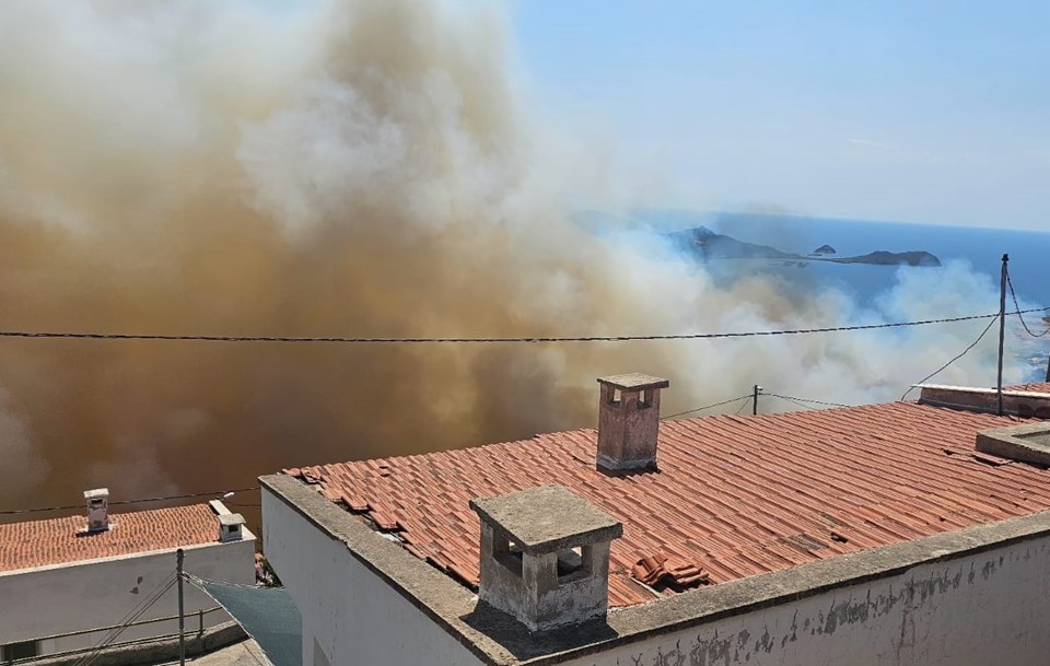 İzmir'de orman yangını: Ekipler müdahale ediyor - 2