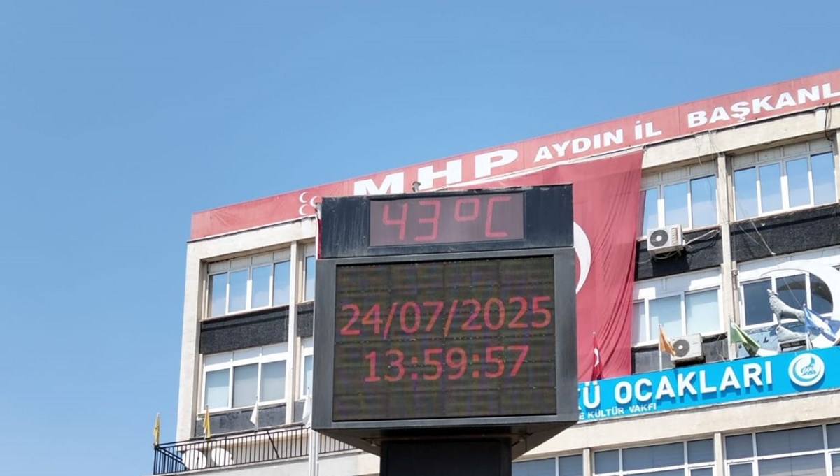 Sıcak hava Aydın'ı hayalet şehre çevirdi