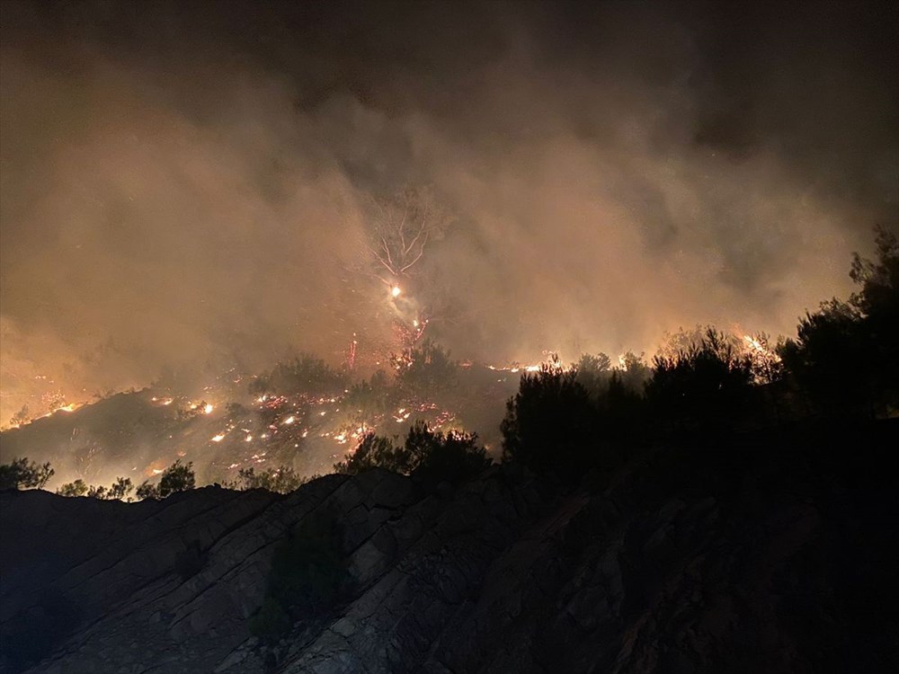 Antalya, Adana, Mersin, Aydın, Muğla, Osmaniye ve Kayseri'de orman yangınları - 48