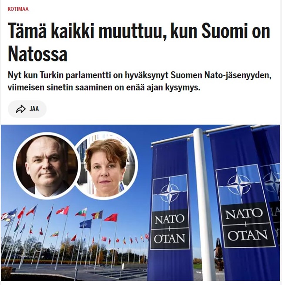 Finlandiya'nın NATO onayı İsveç basınında: Hala onay bekliyor - 2