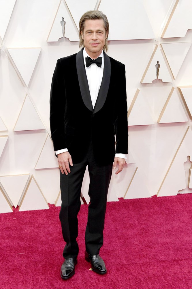<p>Brad Pitt oscar red carpet</p><p>Gem: David Yurman</p>