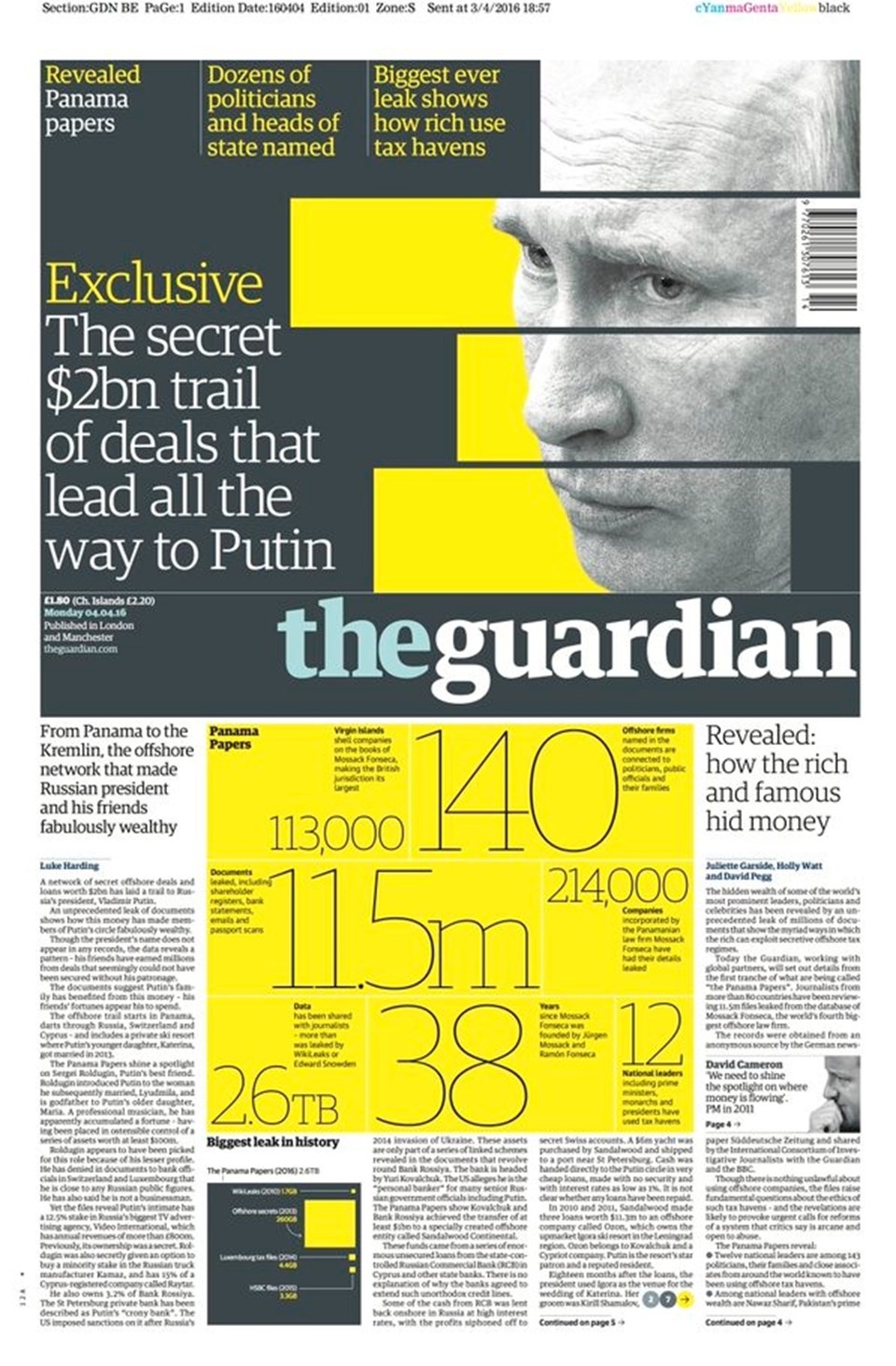 "Panama kayıtları" basına sızdı, Putin'in gizli serveti ortaya çıktı ('Panama papers' nedir?) - 2