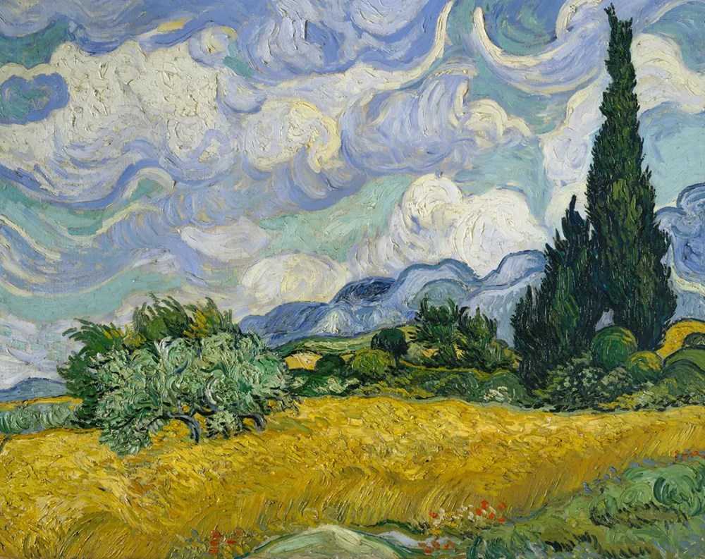 Vincent Van Gogh'un Perspektifinden: Yıldızlı Gece'nin Hikâyesi 15 Van Gogh'un cesaret sembolü: Selvi ağaçları - 3