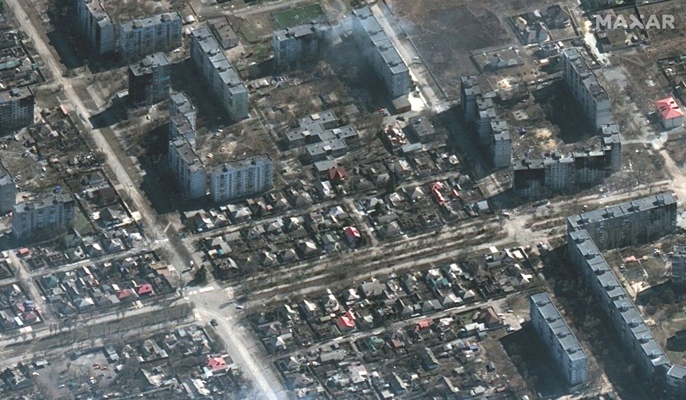 Rusya’nın saldırdığı Ukrayna şehirlerinin uydu görüntüleri
ortaya çıktı - 13