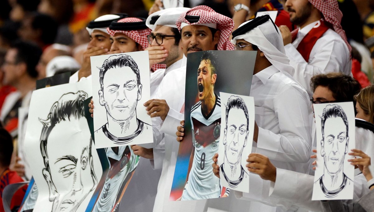 Alman Milli Takımı'nın protestosuna Mesut Özil'le karşılık verdiler