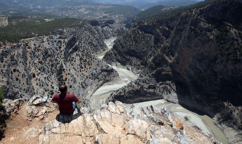 Arapapıştı Kanyonu'ndaki sular çekildi - 4