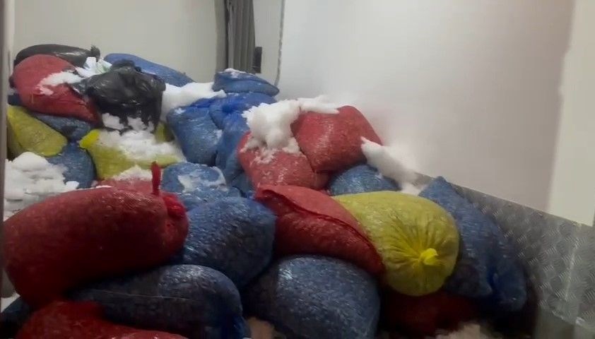 Samsun'da kaçak midye ele geçirildi