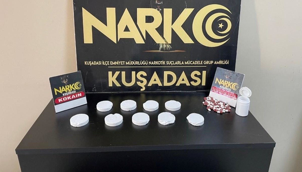 Kuşadası'nda uyuşturucu operasyonu