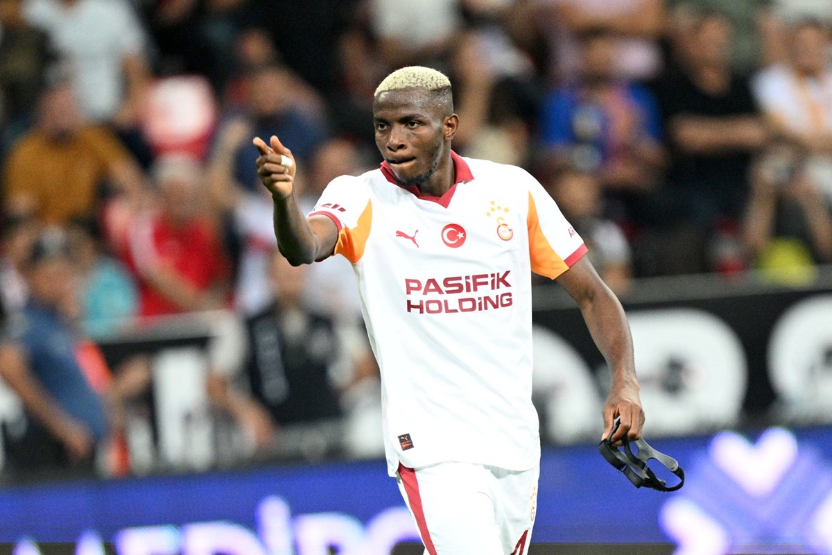 Osimhen, bu sezon Galatasaray formasıyla çıktığı 3 maçta 2 gol kaydetti.