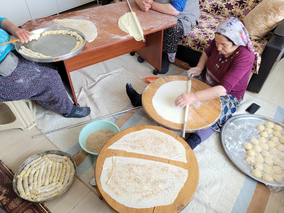 Yöresel lezzet Çarşamba kıvratması için bayram mesaisi - 1