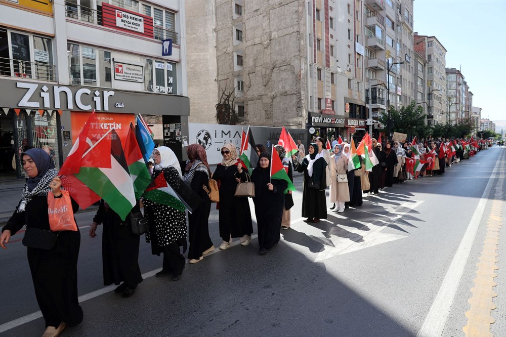 Gazze'ye destek zinciri: Kadınlardan 81 ilde "Sessiz Çığlık" - 8