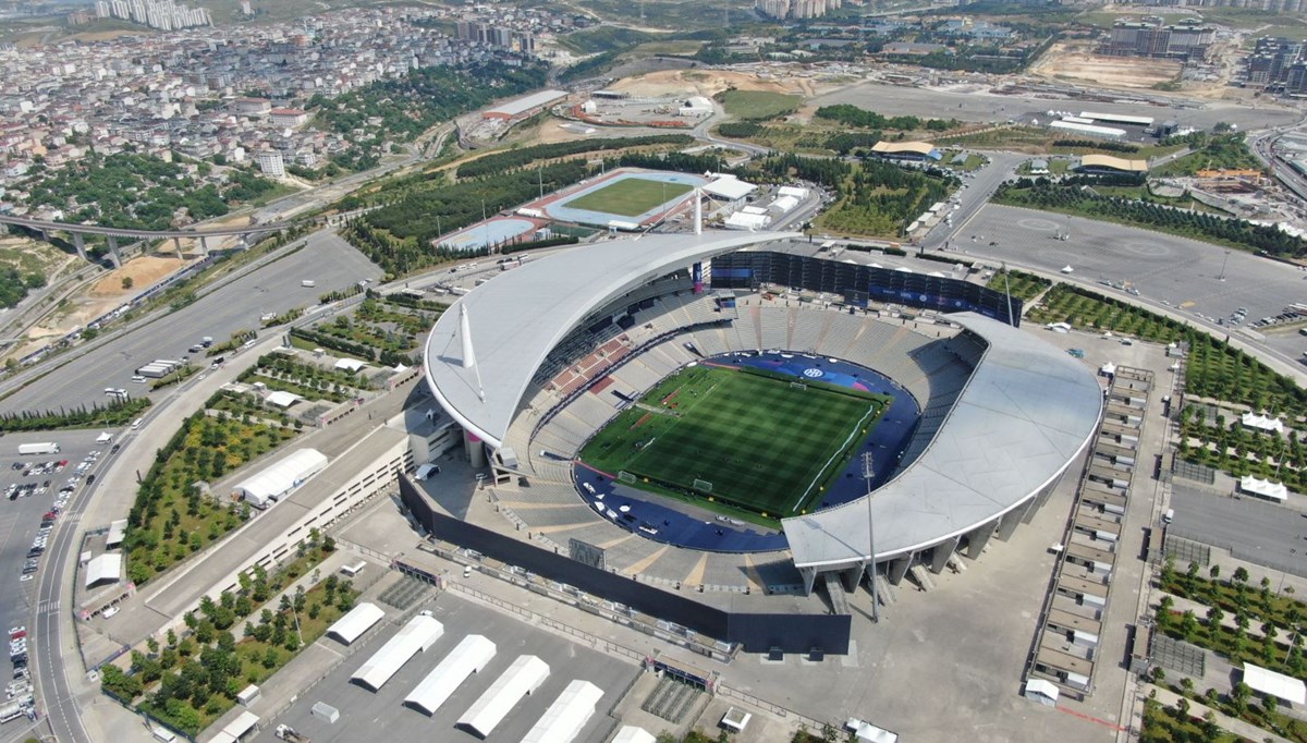 Şampiyonlar Ligi finaline geri sayım: Atatürk Olimpiyat Stadı havadan görüntülendi