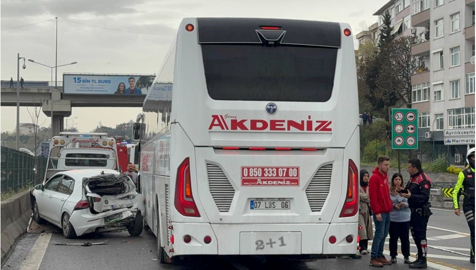 Üsküdar'da zincirleme trafik kazası: 3 yaralı