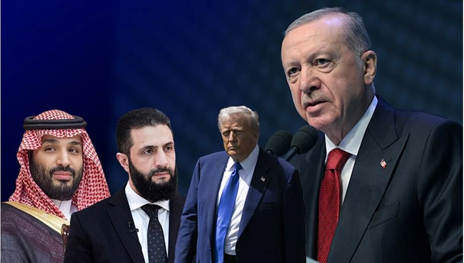 Riyad'da dörtlü zirve: Cumhurbaşkanı Erdoğan'dan Trump, Selman, Şara görüşmesi