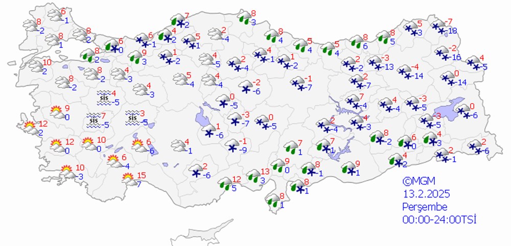 Kar yağışı geri dönüyor: İstanbul için yeni uyarı - 10