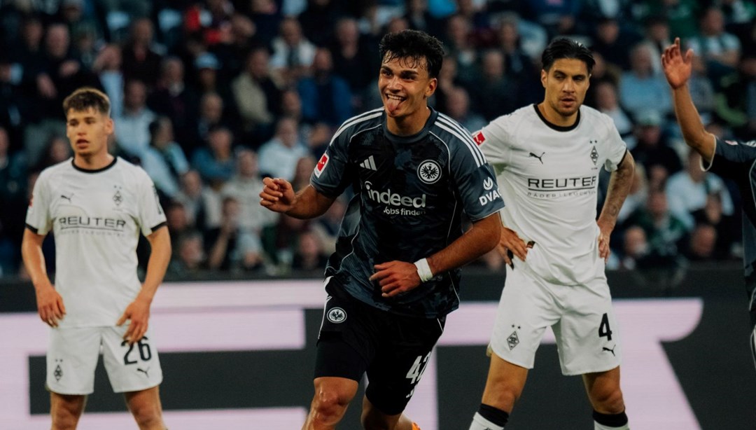 10 gollü maçta Can Uzun şov yaptı: Mönchengladbach-Frankfurt maçının skoru şaşkına çevirdi!
