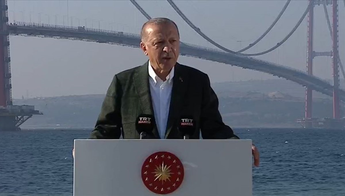 Cumhurbaşkanı Erdoğan'dan CHP'ye Kanal İstanbul tepkisi