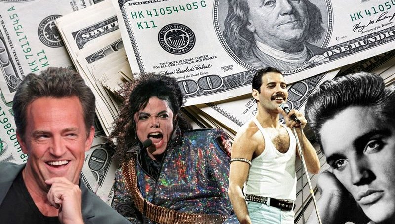 Öldükten sonra bile para kazanmaya devam ediyorlar: 2024'ün en çok kazanan ünlüleri