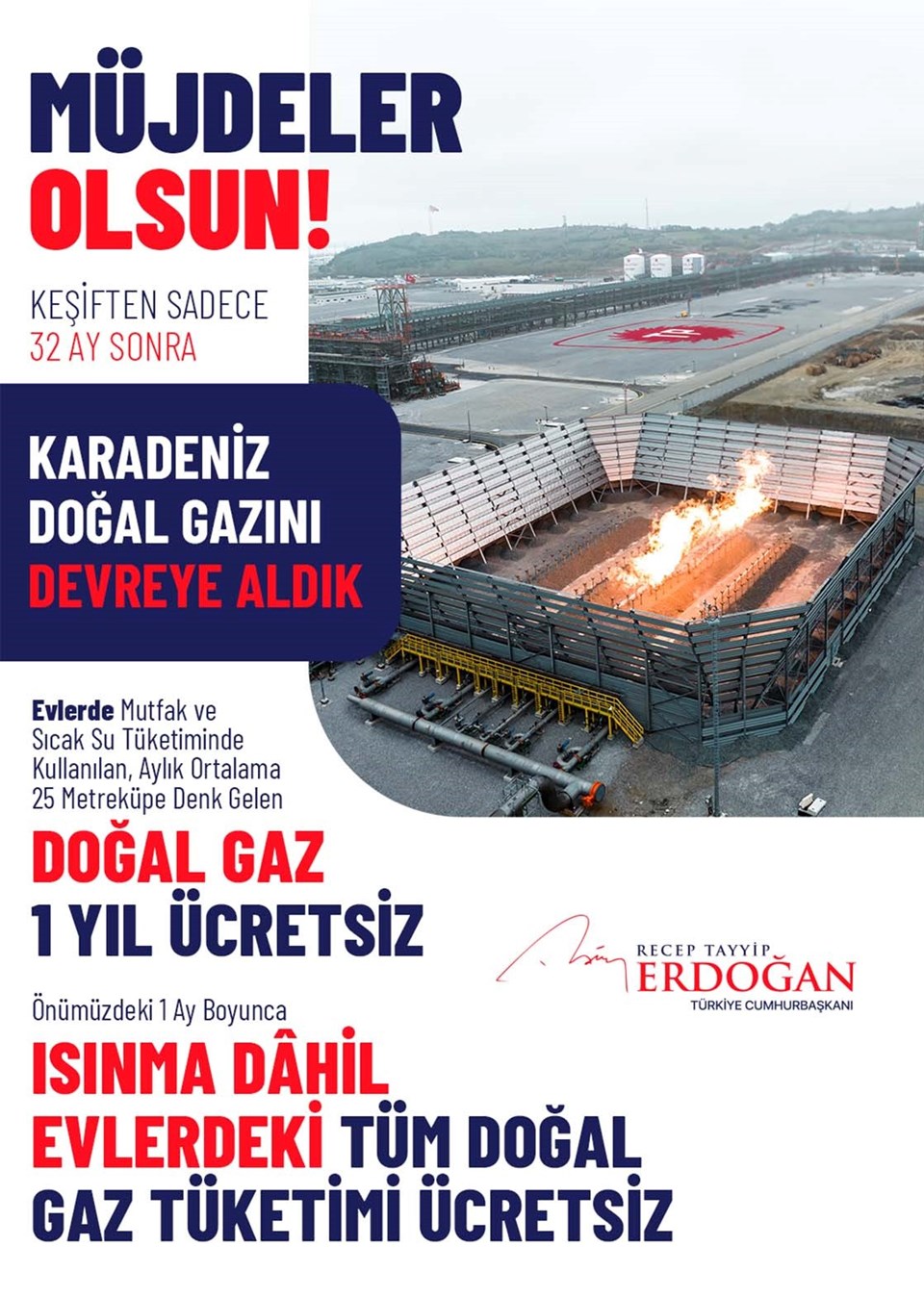 SON DAKİKA HABERİ: Cumhurbaşkanı Erdoğan: Aylık 25 metreküpe kadar doğalgaz 1 yıl ücretsiz - 5
