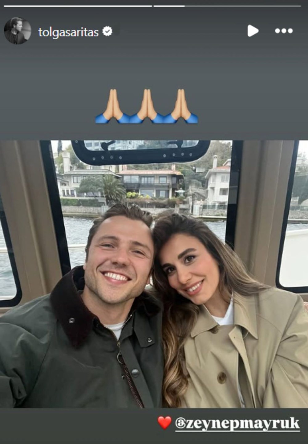 Tolga Sarıtaş ile Zeynep Mayruk'tan bebek haberi sonrası memnunluk pozu 75 i6uUk12Vsk zZwdsNOaXVQ