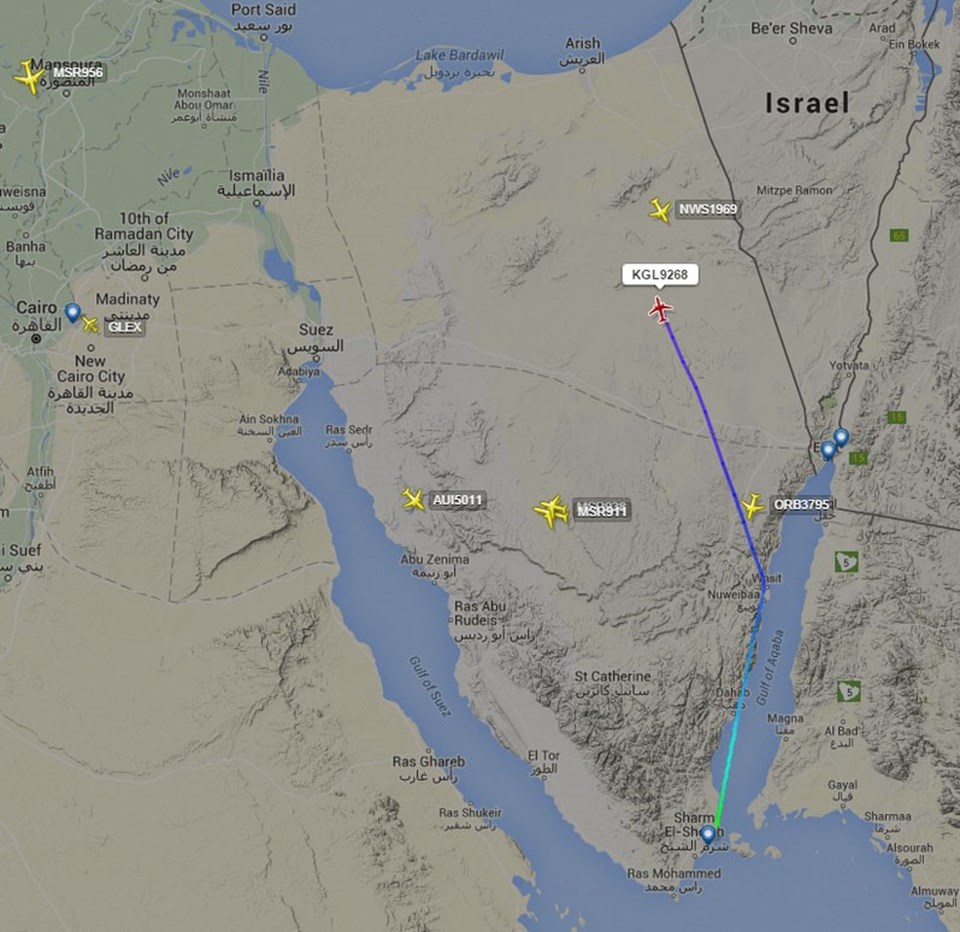 Mısır'dan Rusya'ya giden yolcu uçağı düştü - 2