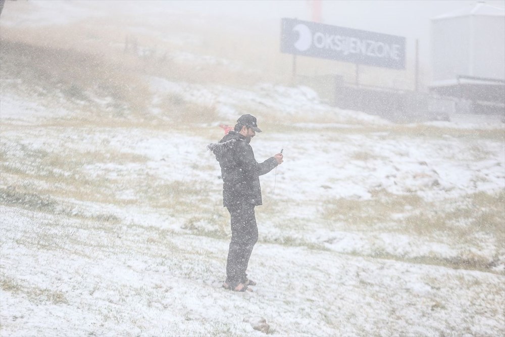 Yurttan manzaralar: Kar erken geldi - 16