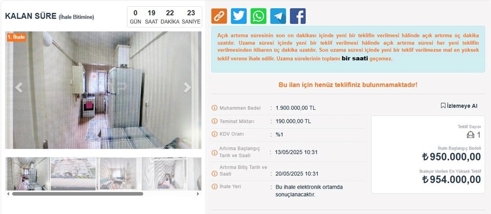 Yarı fiyatına ihaleyle konut satışı... İşte ayrıntılar - 6