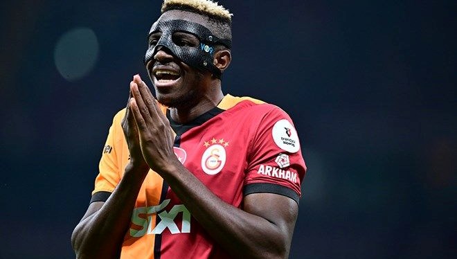 Osimhen maskesi tribünde yasaklandı