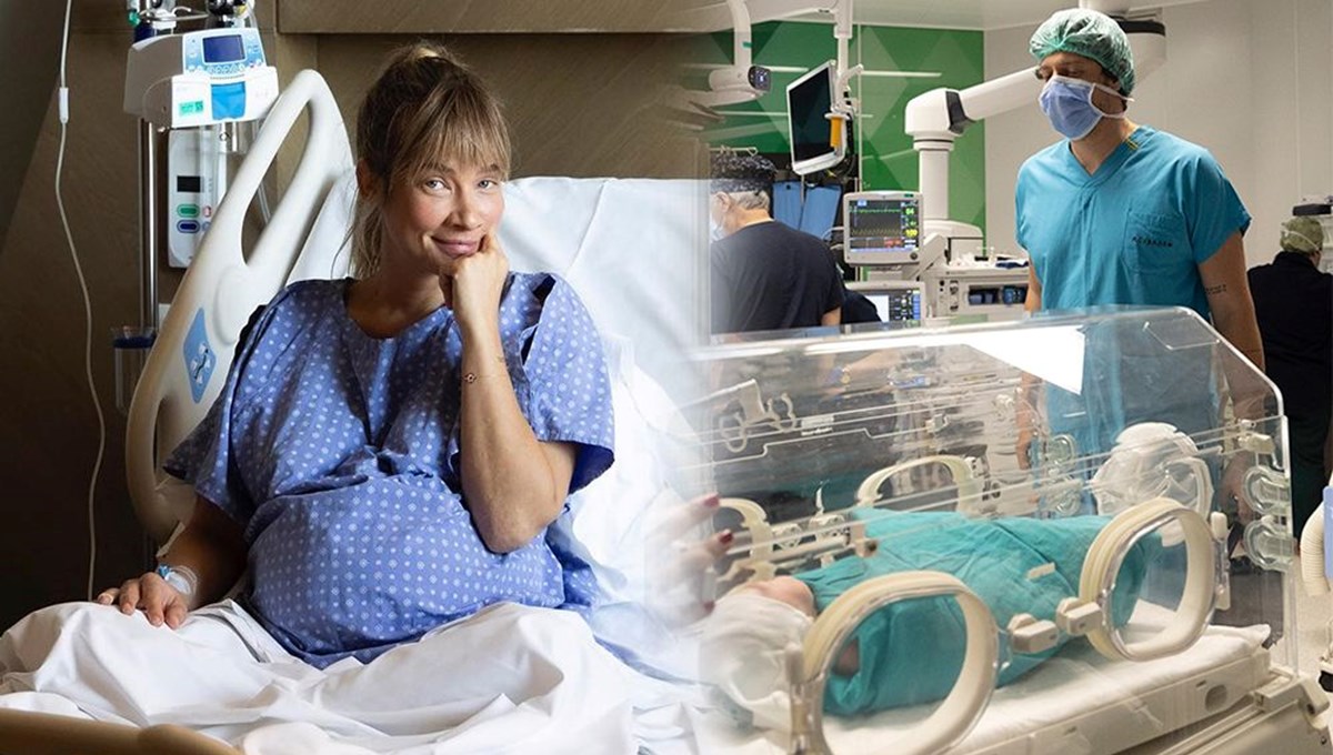 Oyuncu Müge Boz doğum fotoğraflarını paylaştı