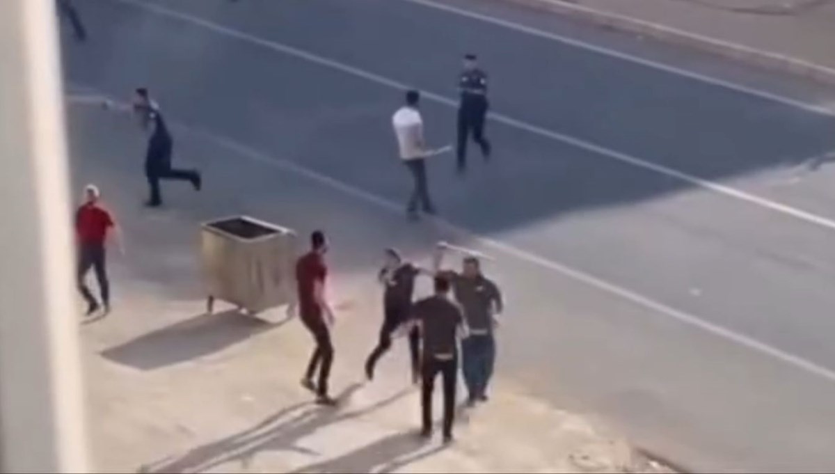 Taşlı sopalı boşanma kavga