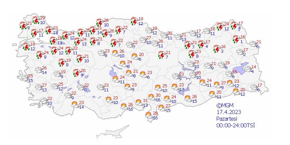 Bayramda hava nasıl olacak? İşte yurt geneli hava durumu raporu - 6