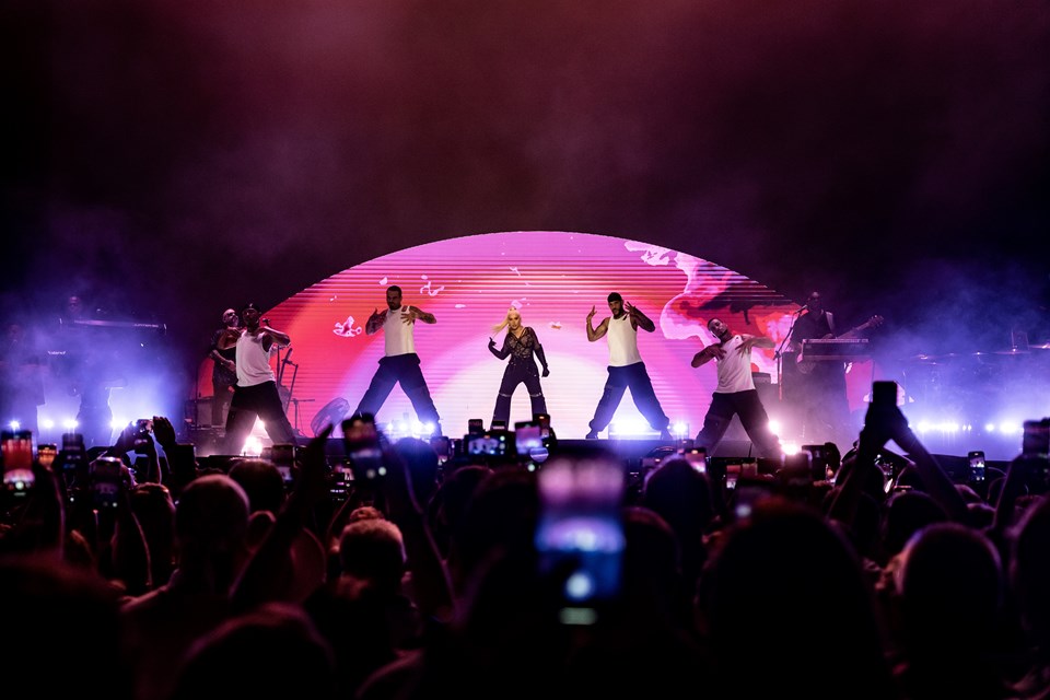 Grammy ödüllü şarkıcı Christina Aguilera Antalya'da konser verdi - 1