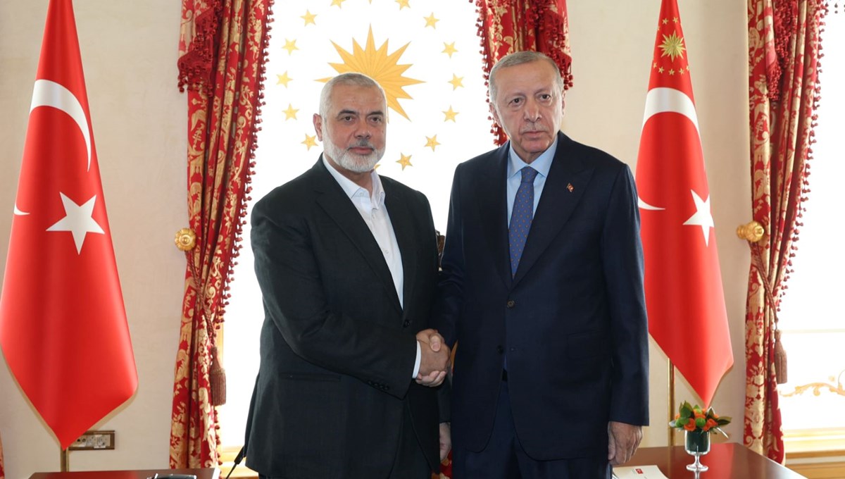 Dolmabahçe'de Erdoğan-Haniye görüşmesi Dolmabahçe'de Erdoğan-Haniye görüşmesi