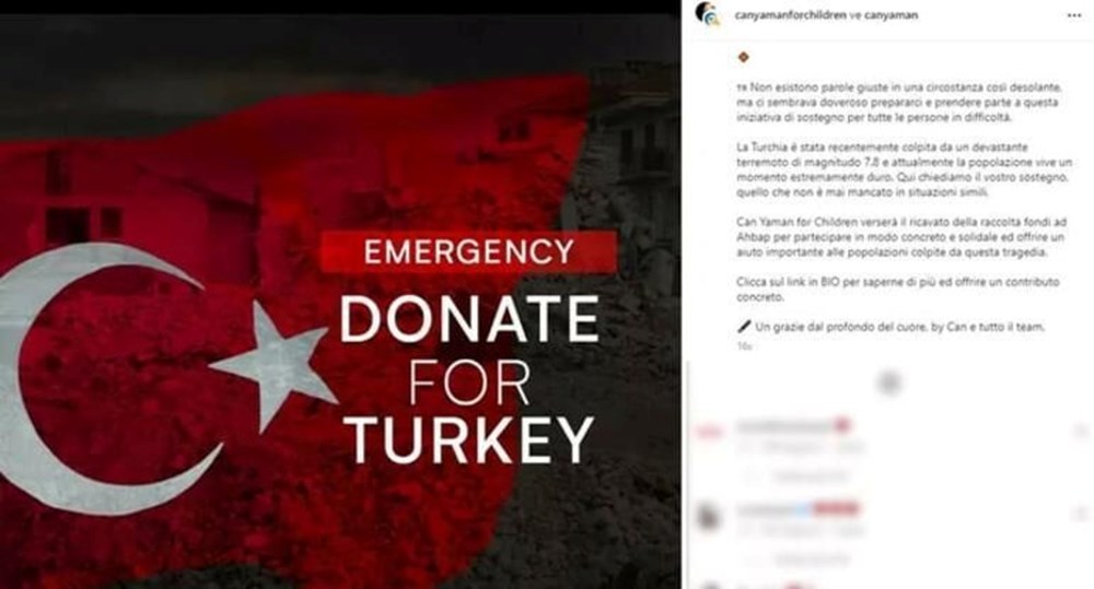 Can Yaman İtalya'dan 1 milyon 550 bin lira bağış topladı - 3