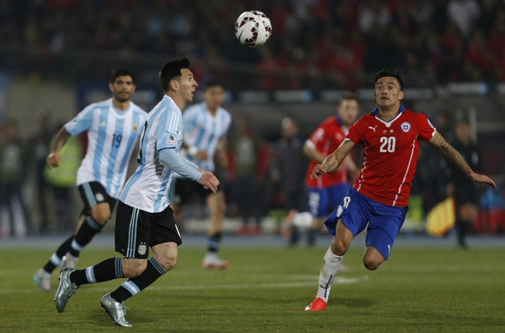 Аргентина против Чили. Copa America 2015. Copa America 1993.