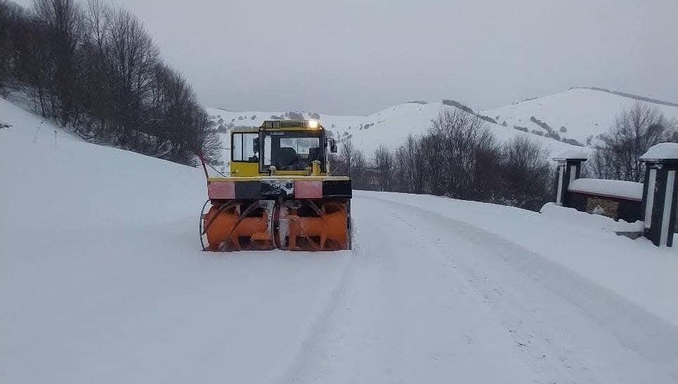 Amasya’da 94 köy yolu kardan ulaşıma kapandı