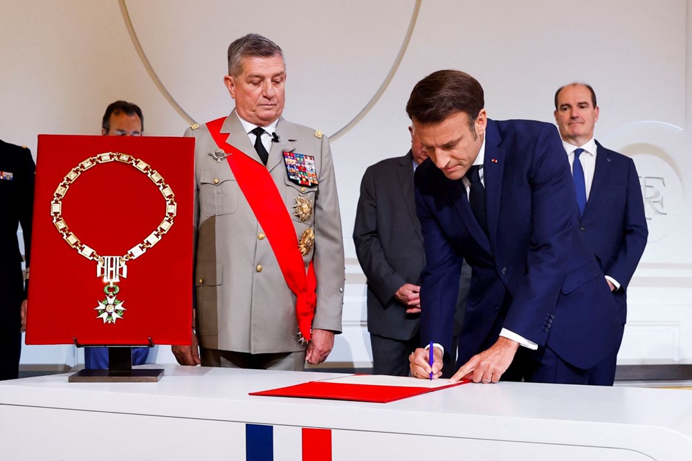Macron'un yeni dönem görevi için tören düzenlendi - 10