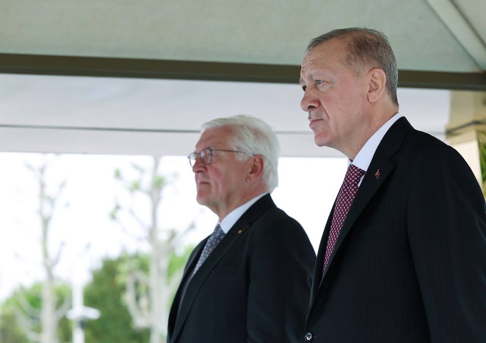 Cumhurbaşkanı Erdoğan, Alman mevkidaşı ile ortak açıklama yapıyor - 2