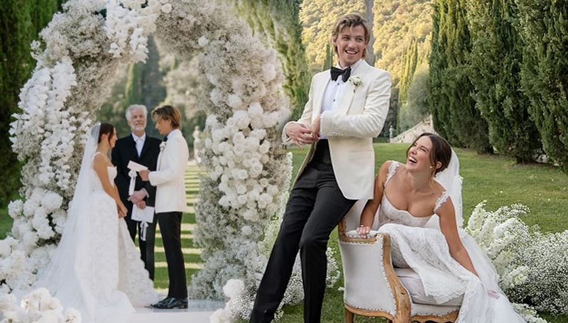 Millie Bobby Brown ile Jake Bongiovi'nin İtalya düğününden kareler