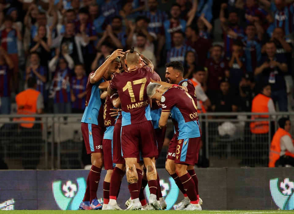 SON DAKİKA: Süper Kupa Trabzonspor'un - 5