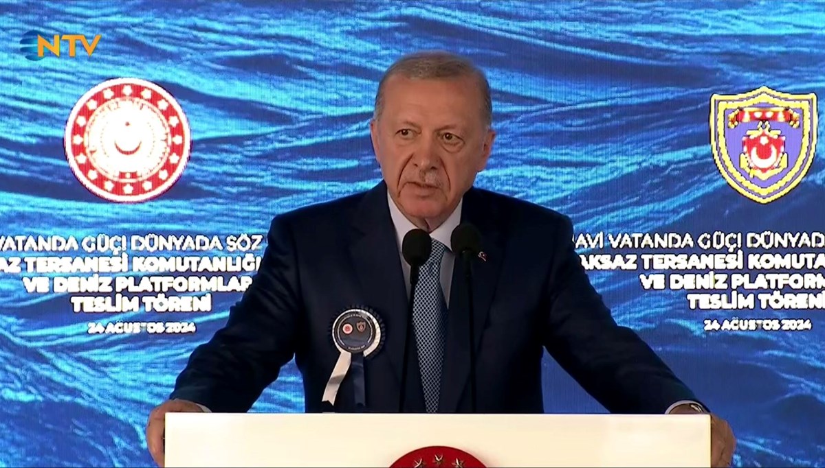 Cumhurbaşkanı Erdoğan'dan Mavi Vatan vurgusu