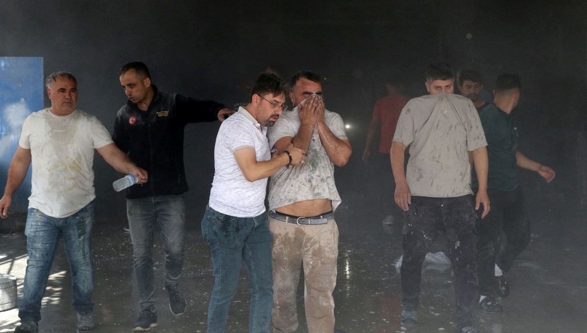 Antalya'da boya atölyesinde yangın