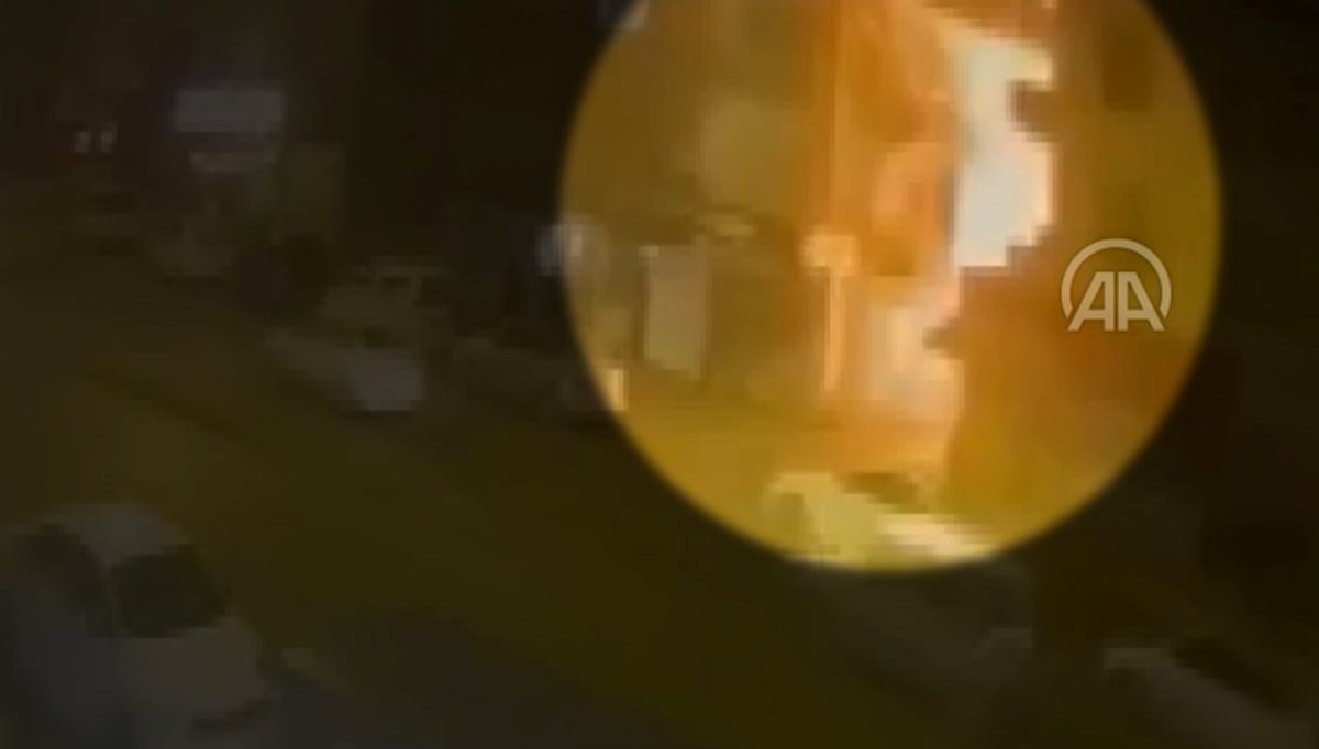 Keçiören'de yaşanan patlama anına ait görüntüler ortaya çıktı