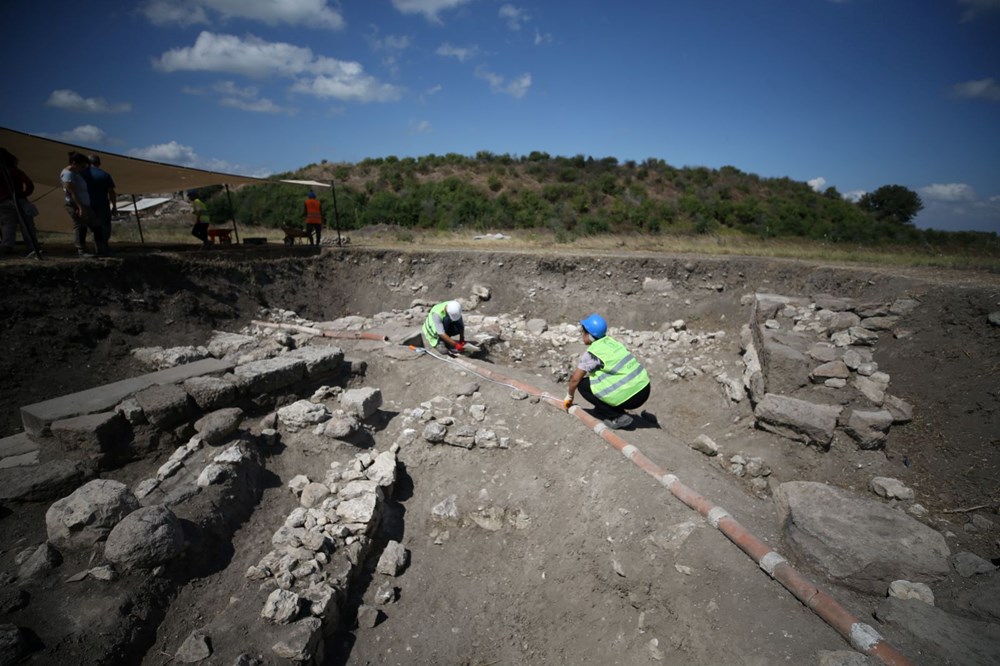 Bandırma'da 2 bin 500 yıllık su şebekesi bulundu - 2