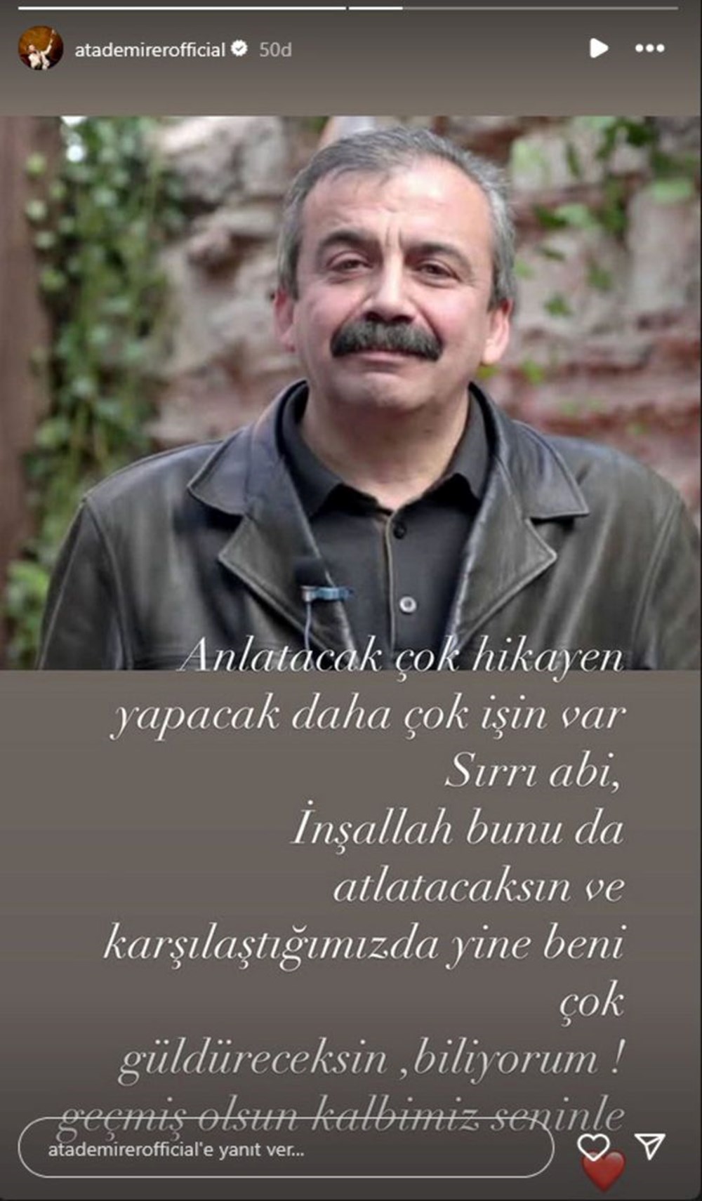 Ünlü isimlerden Sırrı Süreyya Önder paylaşımları: Daha çok işin var - 3
