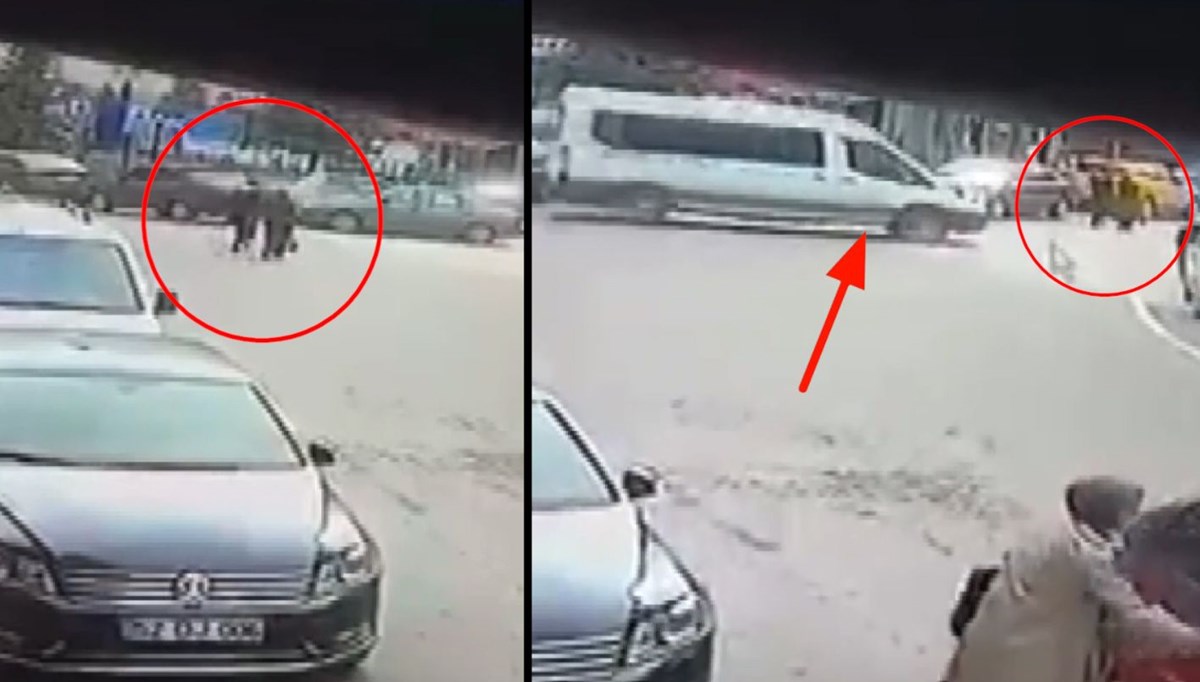 Boşanma aşamasındaki eşini çocuklarının gözleri önünde minibüsle ezdi