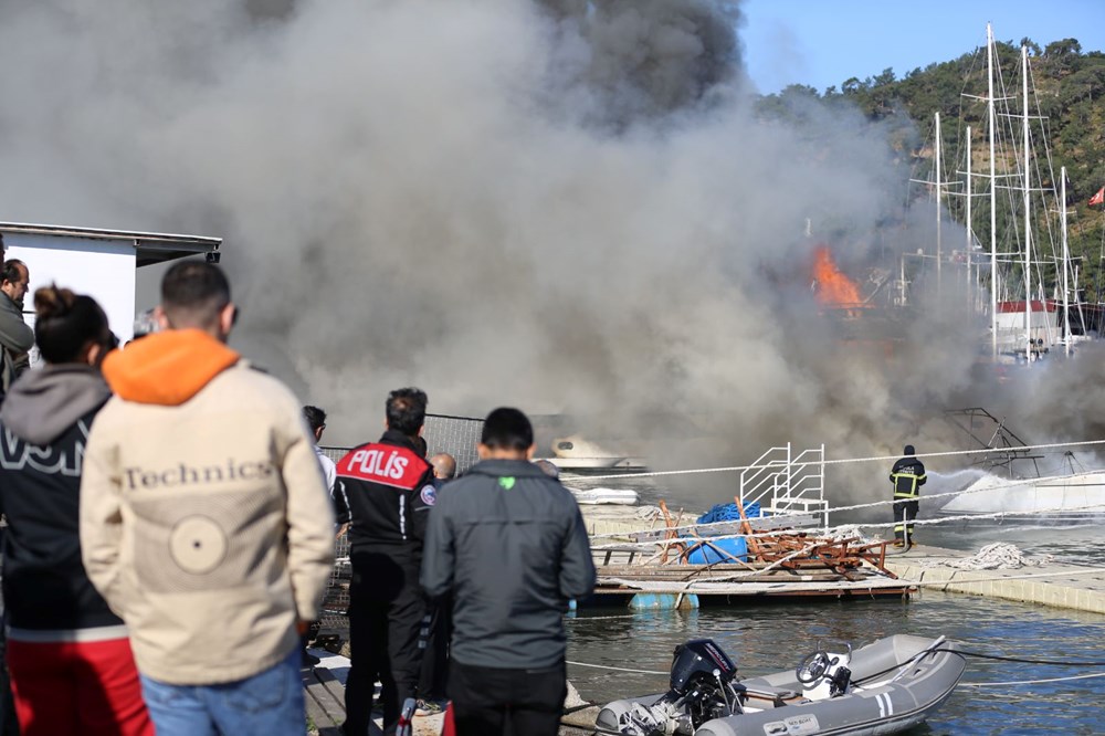 Fethiye'de tekneler alev alev yandı 75 iW AUP8jUEikRDIb FsJQ