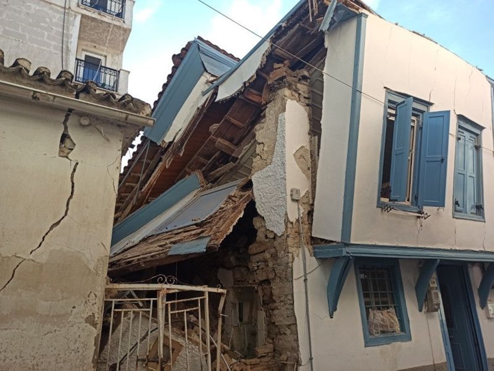 Depremin vurduğu Yunan adası Sisam'da son durum - 4