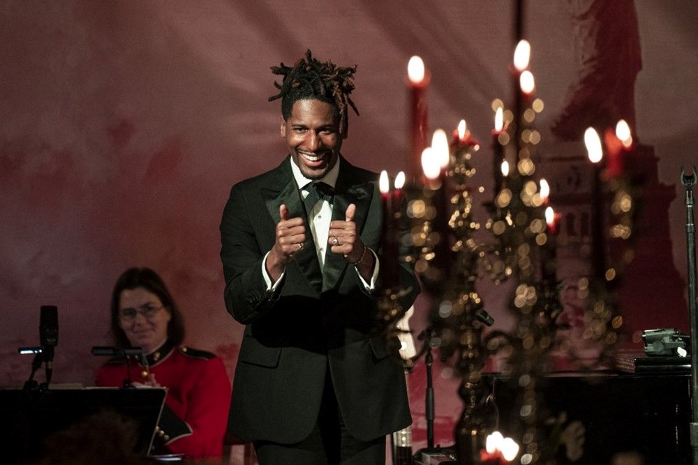 Beyaz Saray'da Emmanuel Macron ve ünlülerle akşam yemeği - 12